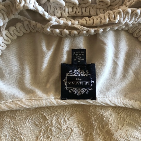 Le Marias gypsy split shoulder blouse size medium made in Italy - Picture 7 of 8